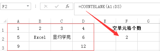 COUNTBLANK案例